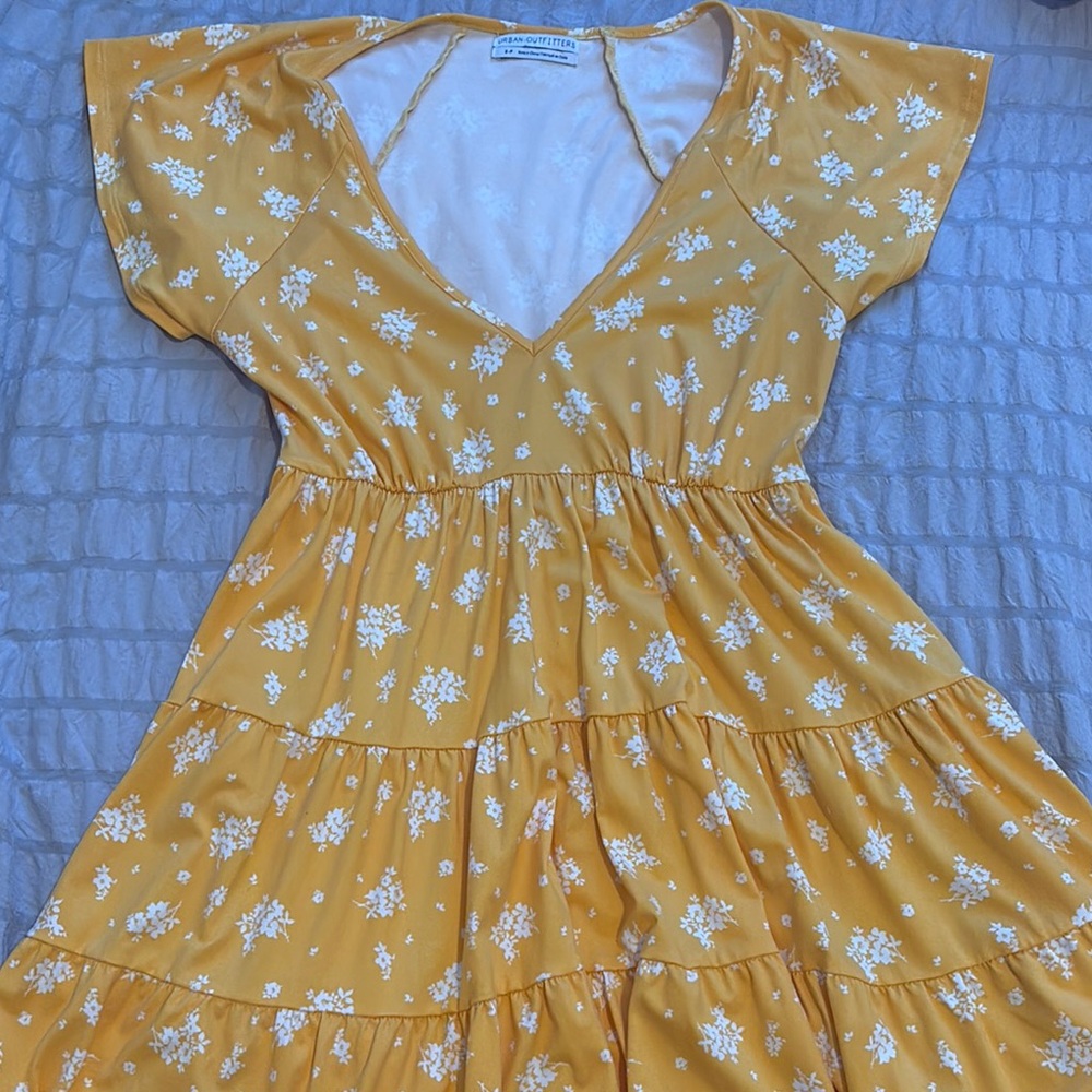 Yellow Floral Dress